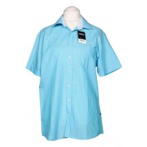 Pure by Ulla Popken Damen Bluse, hellblau, Gr. 42