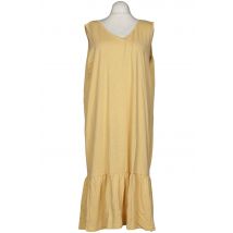 Pure by Ulla Popken Damen Kleid, gelb, Gr. 50