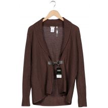 Rabe Damen Strickjacke, braun, Gr. 42