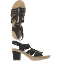 Rieker Damen Sandale, schwarz, Gr. 39
