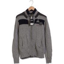 River Woods Herren Strickjacke, grau, Gr. 46