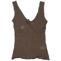 Rouje Damen Top, braun, Gr. 34