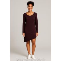 Rundholz Damen Kleid, bordeaux, Gr. 36