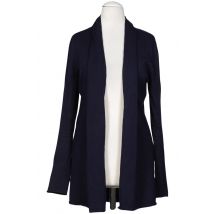 S.marlon Damen Strickjacke, marineblau, Gr. 36