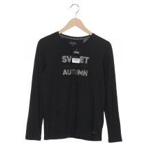 s questo Damen Langarmshirt, schwarz, Gr. 38