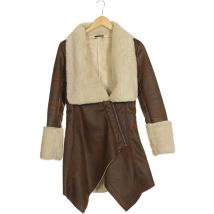 Sisley Damen Mantel, braun, Gr. 40