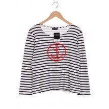 Saint James Damen Langarmshirt, weiß, Gr. 42