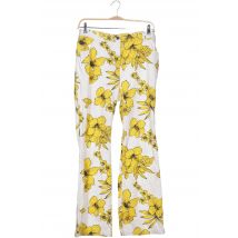 Samoon Collection Damen Stoffhose, gelb, Gr. 46