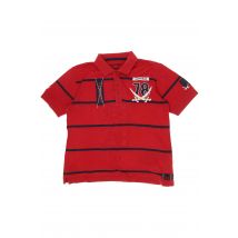 Sansibar Mädchen Poloshirt, rot, Gr. 140