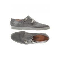 Santoni Herren Halbschuh, grau, Gr. 7.5
