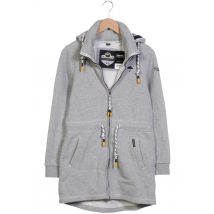 Schmuddelwedda Damen Mantel, grau, Gr. 34