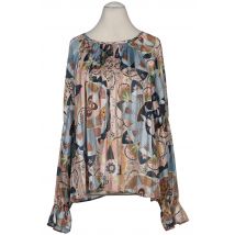 See by Chloe Damen Bluse, mehrfarbig, Gr. 42