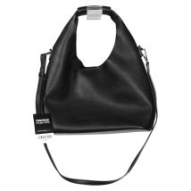 Seidenfelt Damen Handtasche, schwarz, Gr.
