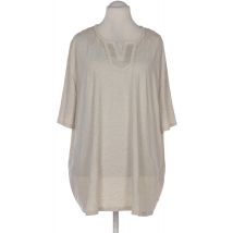Selection by Ulla Popken Damen T-Shirt, cremeweiß, Gr. 54