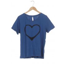 sheego Damen T-Shirt, blau, Gr. 44