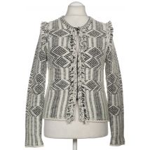 Stefanel Damen Strickjacke, weiß, Gr.