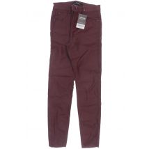 Stradivarius Damen Stoffhose, rot, Gr. 24