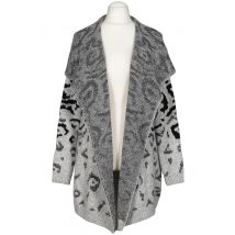 Street One Damen Strickjacke, grau, Gr. 38