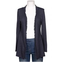 Street One Damen Strickjacke, marineblau, Gr. 40