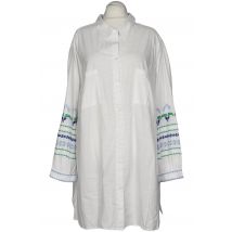 Studio Untold Damen Bluse, weiß, Gr. 58