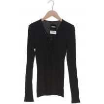 sud express Damen Langarmshirt, schwarz, Gr. 36