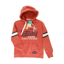 Superdry Damen Kapuzenpullover, rot, Gr.