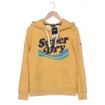 Superdry Damen Kapuzenpullover, gelb, Gr. 38