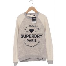 Superdry Damen Sweatshirt, grau, Gr. 34