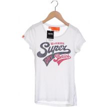 Superdry Damen T-Shirt, weiß, Gr. 34
