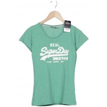 Superdry Damen T-Shirt, grün, Gr. 36