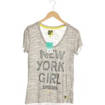 Superdry Damen T-Shirt, grau, Gr.