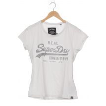 Superdry Damen T-Shirt, weiß, Gr.