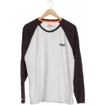 Superdry Herren Langarmshirt, grau, Gr.