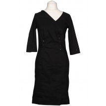 Sylvia Heise Damen Kleid, schwarz, Gr. 38