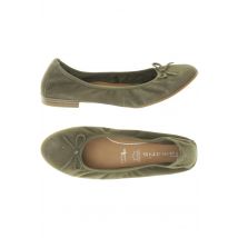 Tamaris Damen Ballerinas, grün, Gr. 37