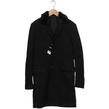 The Kooples Damen Mantel, schwarz, Gr. 44