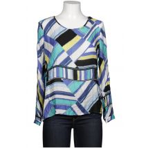 THE Mercer N.y. Damen Bluse, blau, Gr. 38