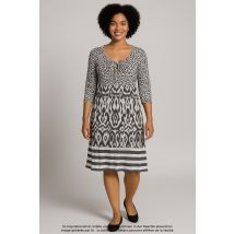 Three Graces Damen Kleid, mehrfarbig, Gr. 36