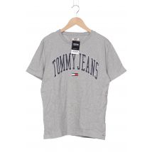 Tommy Jeans Damen T-Shirt, grau, Gr. 42