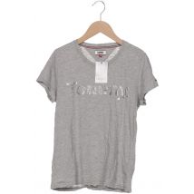 Tommy Jeans Damen T-Shirt, grau, Gr. 34