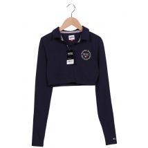Tommy Jeans Damen Langarmshirt, marineblau, Gr. 34