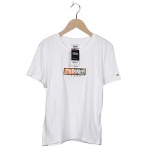 Tommy Jeans Damen T-Shirt, weiß, Gr. 38