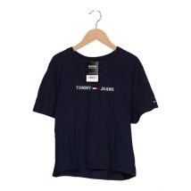 Tommy Jeans Damen T-Shirt, marineblau, Gr. 38