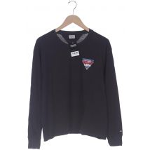 Tommy Jeans Damen Langarmshirt, schwarz, Gr. 48