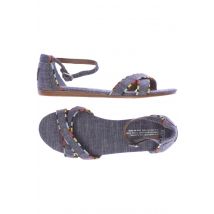 Toms Damen Sandale, blau, Gr. 7.5