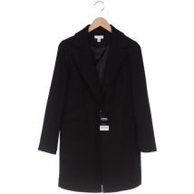 Topshop Damen Mantel, schwarz, Gr. 36