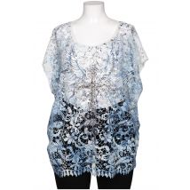 tredy Damen Bluse, hellblau, Gr. 48