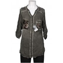 tredy Damen Bluse, grau, Gr. 36