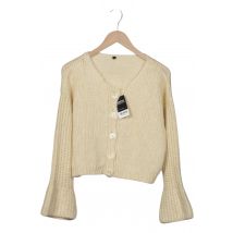 Trendyol Damen Strickjacke, cremeweiß, Gr. 38