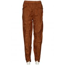 Twothirds Damen Stoffhose, braun, Gr. 0